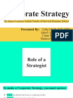 Case Study - Corporate Strategy