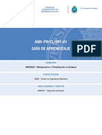 ANX-PR/CL/001-01 Guía de Aprendizaje: 85002929 - Refrigeración y Climatización en Buques