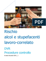 DVR Rischio Alcool Stupefacenti - Intesa CSR