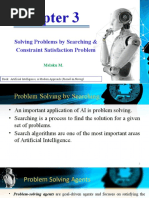 Solving Problems by Searching & Constraint Satisfaction Problem