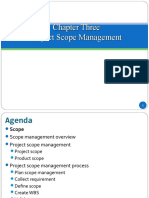 Chapter Three Project Scope Management