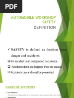 Mechanical Workshop Safety Guidelines | PDF | Tools | Hygiene