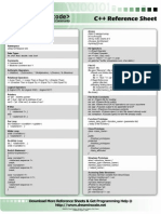 Cpp Reference Sheet