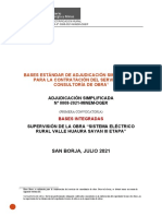 BASES INTEGRADAS AS Consultoria de Obras 2019 HUAURA SUPERVISION