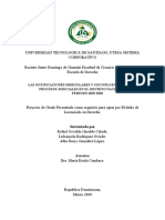 Las Notificaciones Irregulares y Sus Influencias en Los Procesos Judiciales en El Distrito Nacional, Periodo 2019-2020.