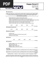 Happy Street II - 1st Tests 2017 - Key