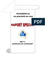 Raport Special - IAS 11 Contracte de Constructii