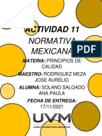 Act 11 (Normativa Mex)