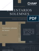 Derecho Notarial - Inventarios Solemnes