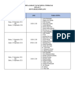 JADWAL PTM MINGGU KE 4