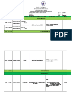 Department of Education: Time DAY Section Learning Competencies Learning Tasks Mode of Delivery