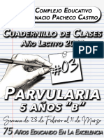 p5 Años b - Cuadernillo de Clases #3 - Ceipc 2022
