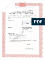Blanko Akta Cerai PDF - Gratis