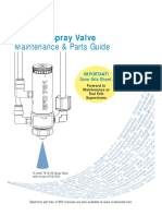 781S-SS Spray Valve: Maintenance & Parts Guide