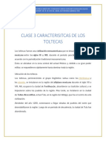 Clase 3 Caracteristicas de Los Toltecas