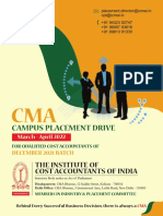 Campus Placement Drive: The Institute of Cost Accountants of India