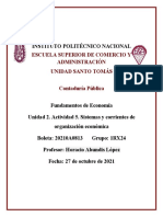 Sistemas y Corrientes de Organización Económica