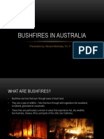 Bushfires in Australia: Presentation By-Monami Mukherjee, 7H, 11