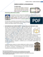 Barroco europeo y latinoamericano: arquitectura jesuítica y obras de Borromini, Bernini y Guarini