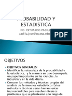 Probabilidad y Estadistica Programa