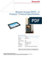 Remote Access DFGT - 2 Product / Protocol Specification: Document Information
