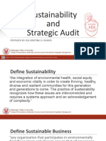 Intro - Sustainability and Strategic Audit