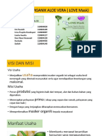 Masker Organik Aloe Vera