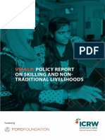 Icrw Vikalp Policy Report On Skilling and Non Traditional Livelihoods