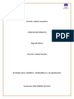 Investigar Cinco Científicos Guatemaltecos y Sus Aportaciones