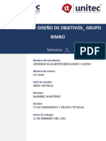 S5 - Tarea 5.1 - Diseño de Objetivos - Grupo Bimbo