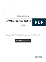 INVALSI Practice Test For English: Primo Grado