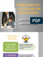 PROBLEMAS EN LA EVALUACIÓN EDUCACIONAL - Jacqueline Yanina Valera Santander