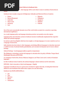 8 EL 104 - Language in Education Policies in Southeast Asia