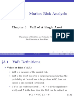 VaR Analysis of Single Asset Market Risk