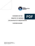 MoD Civilian Route to CEng Registration