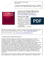 Journal of Global Marketing: To Cite This Article: Ho-Fuk Lau, Chuck C. Y. Kwok & Chi-Fai Chan (2000) Filling The