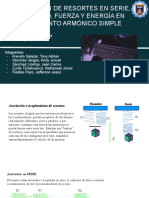 Asociacion de Resortes en Serie, Paralelo, Fuerza y Energia en Movimiento Armonico Simple