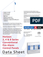 Data Sheet: Horizon 2, 4 & 8 Series Conventional Fire Alarm Control Panels
