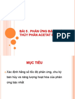 BÀI 5 Phản Ứng Bậc 1