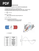 Generation Of Alternating Emf: E = Emsinө