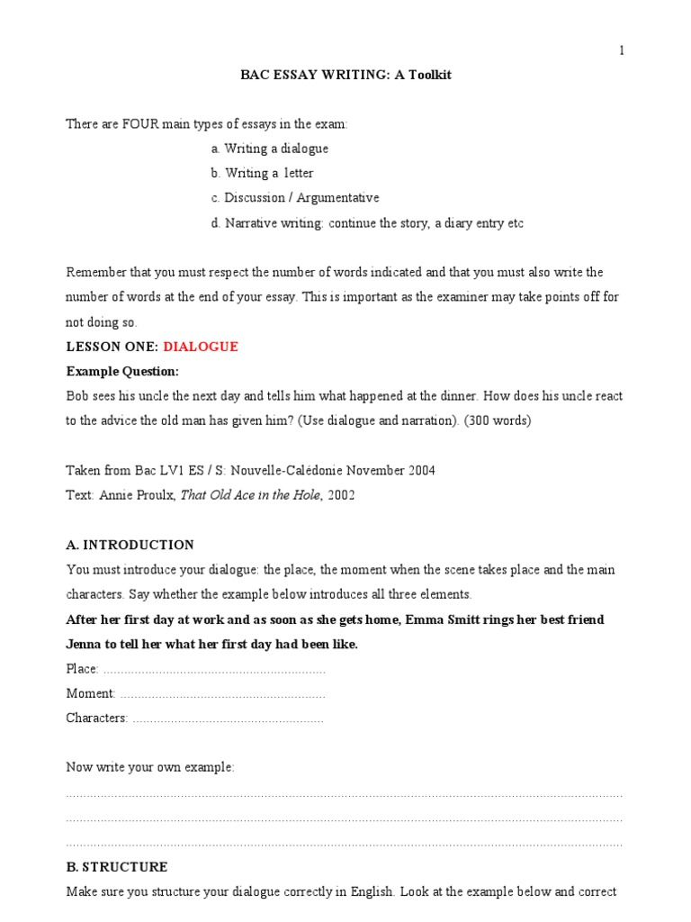 Short essay questions examples picture