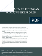 Manajemen File Dengan Windows Eksplorer