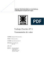 [Ing. Electromecanica II] - TPN 6 - Transmision de Calor
