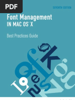 Download Font Management in Mac OS X Best Practices by Thomas Grant SN56417823 doc pdf