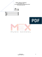 Max Music School: Lesson: Four Fingers Exercise On 1st String (Quarter Note)