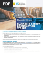 QBCC Building Work Rectification Guide | PDF | Rectifier | Regulation