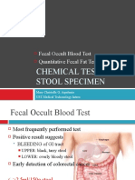 CM - Chemical Test For Stool Specimen