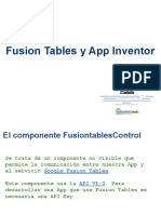 Fusion Tables y App Inventor