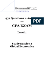 479 Questions + Answers: Cfa Exam