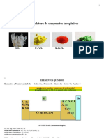 Fórmulas Inorgánicas